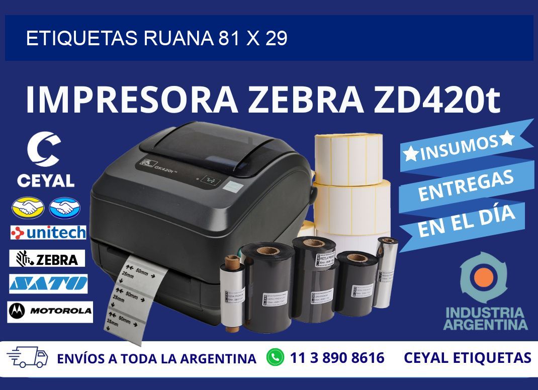 ETIQUETAS RUANA 81 x 29