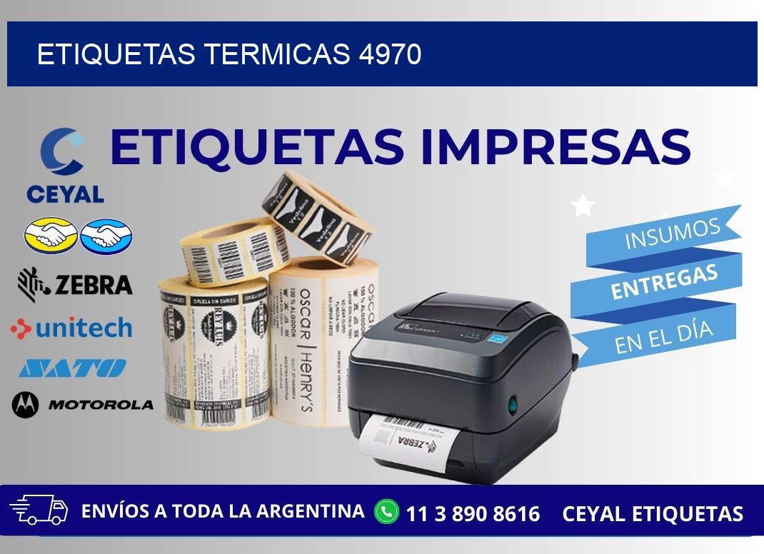 ETIQUETAS TERMICAS 4970