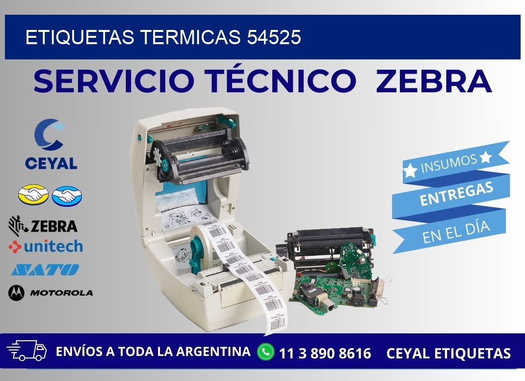 ETIQUETAS TERMICAS 54525