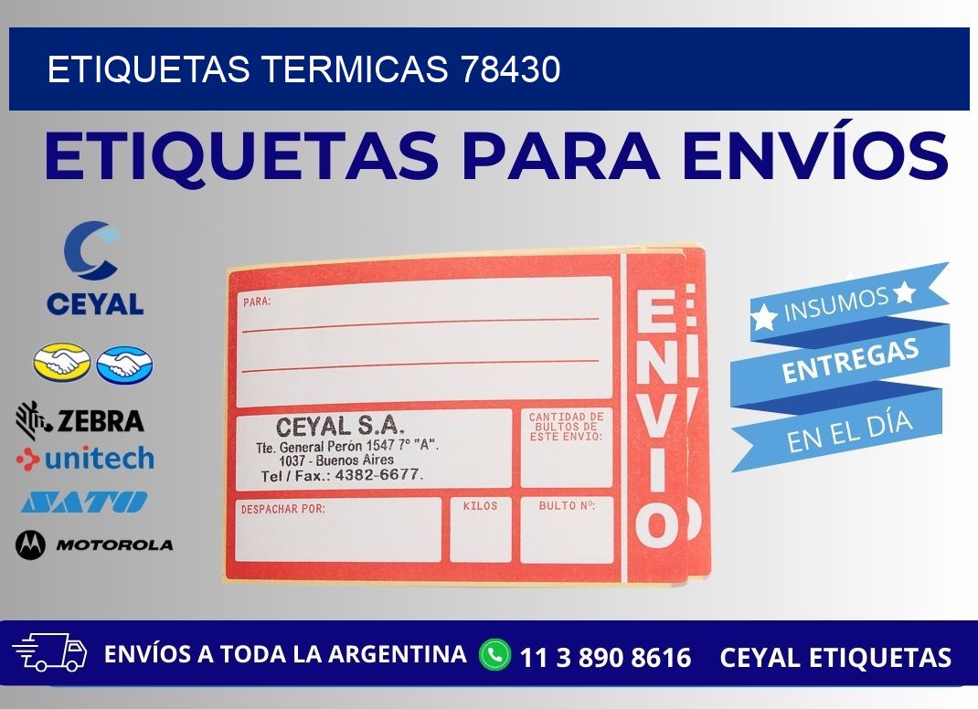 ETIQUETAS TERMICAS 78430