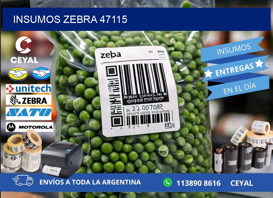 INSUMOS ZEBRA 47115