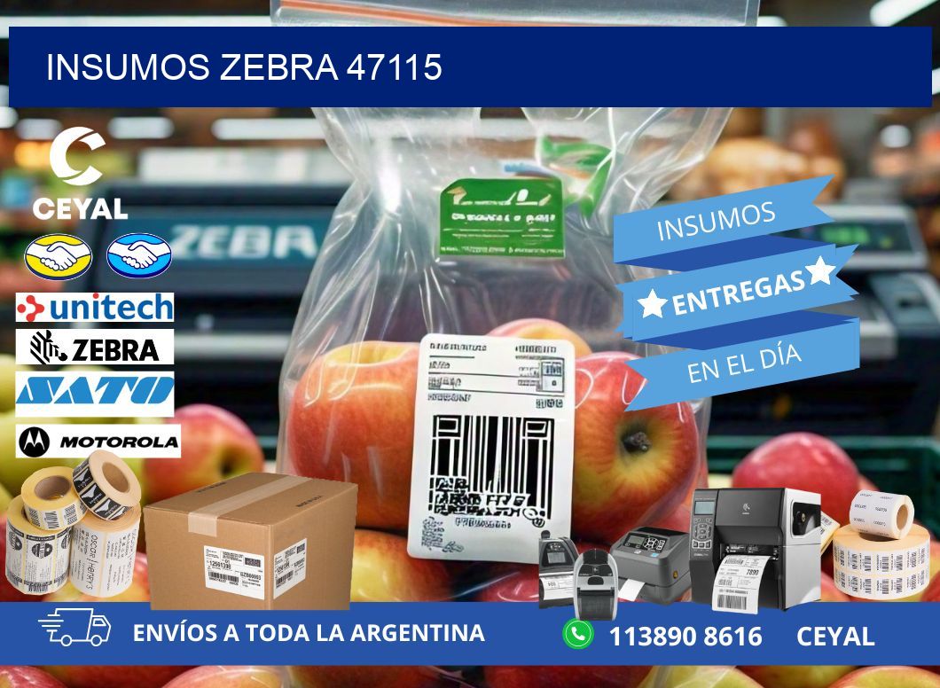 INSUMOS ZEBRA 47115