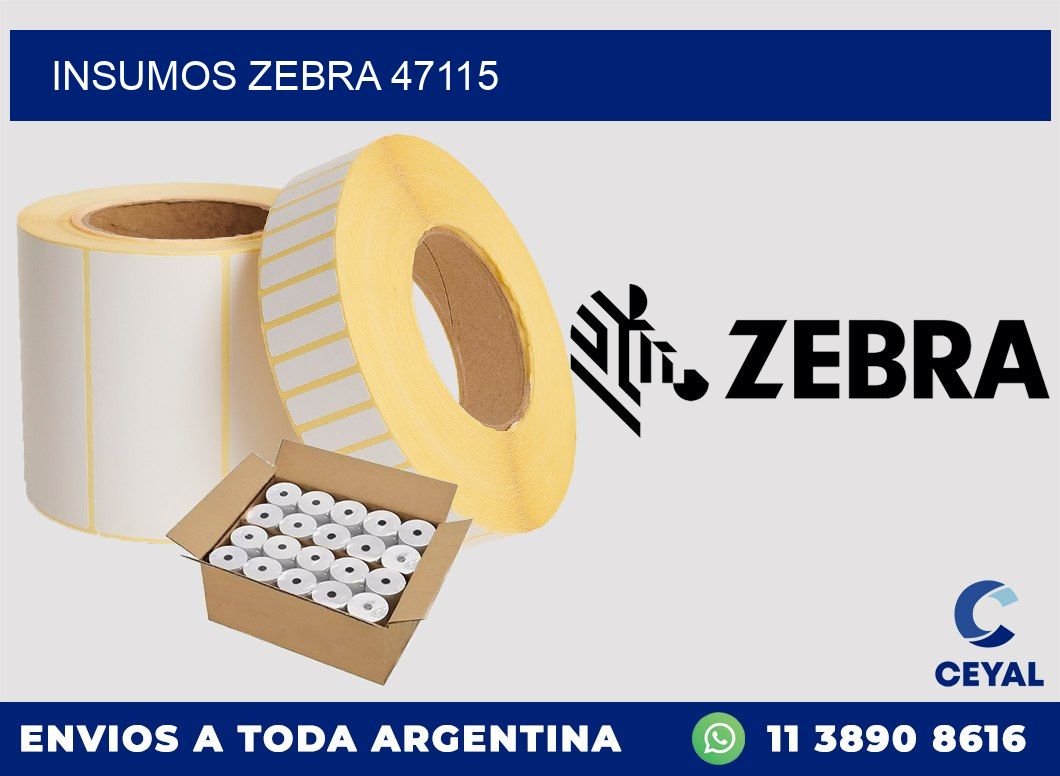 INSUMOS ZEBRA 47115