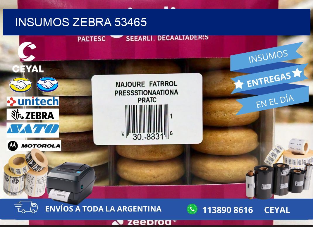 INSUMOS ZEBRA 53465