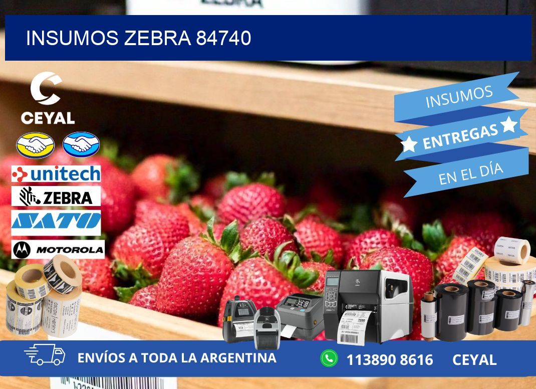 INSUMOS ZEBRA 84740