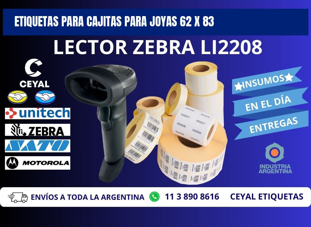 ETIQUETAS PARA CAJITAS PARA JOYAS 62 x 83