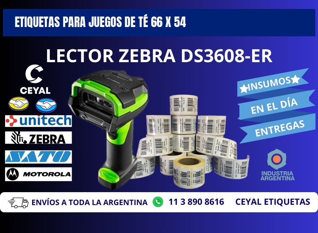ETIQUETAS PARA JUEGOS DE TÉ 66 x 54