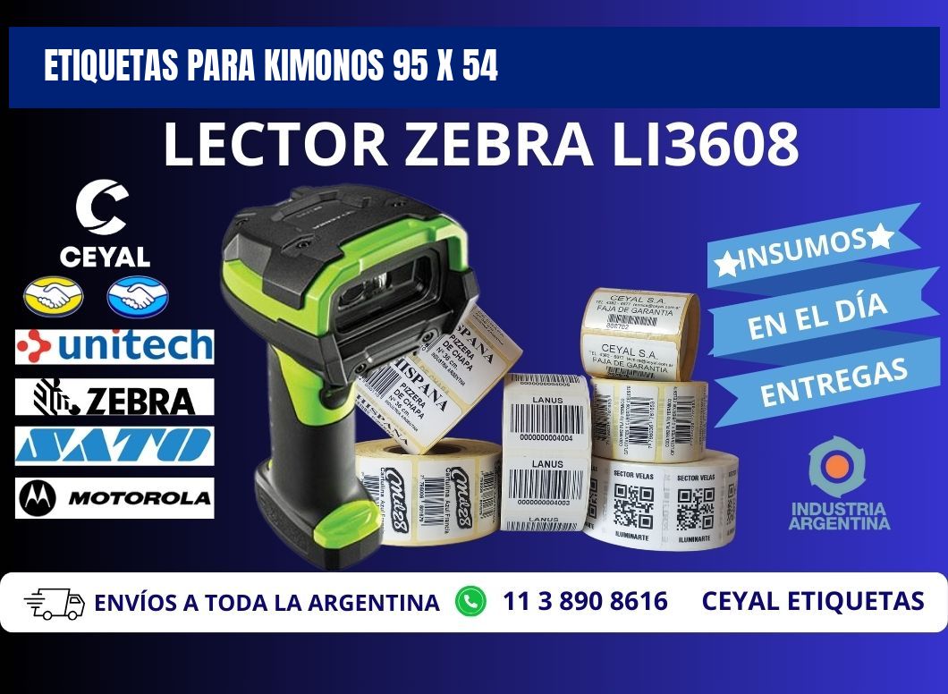 ETIQUETAS PARA KIMONOS 95 x 54