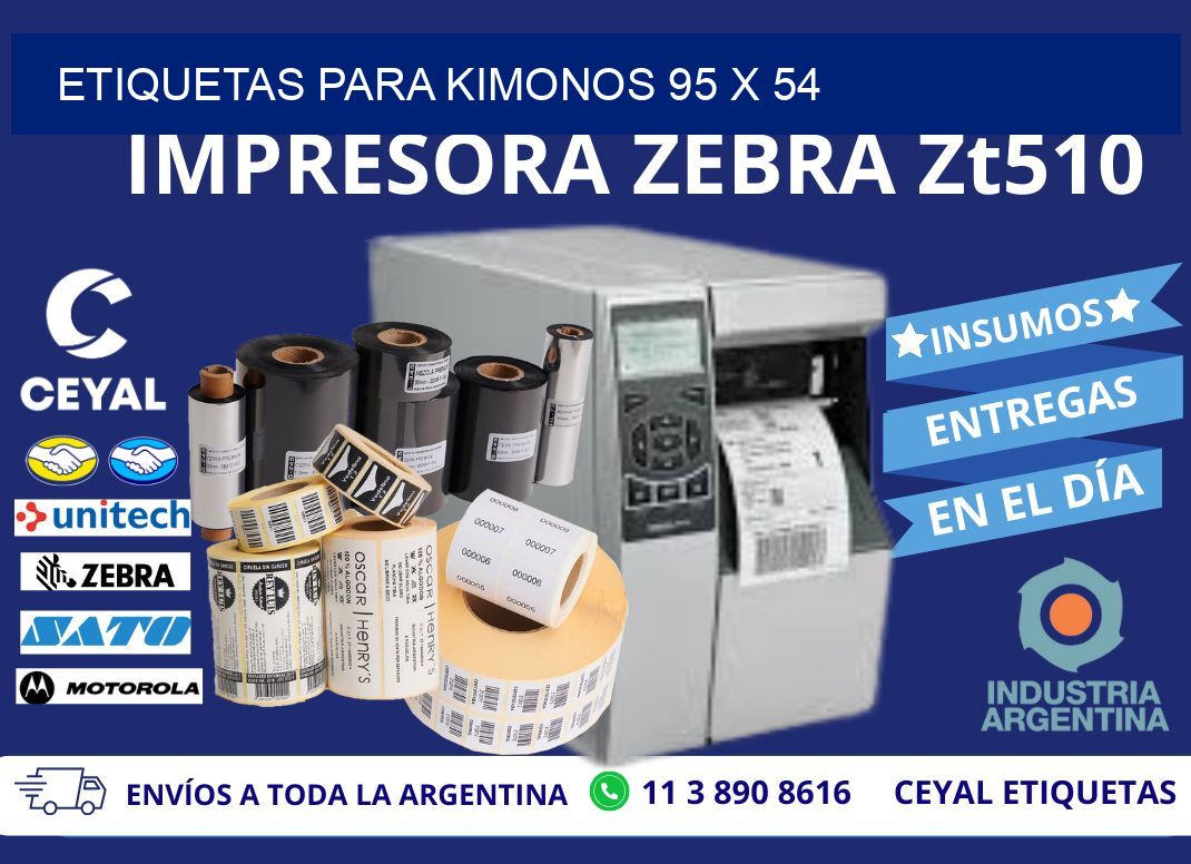 ETIQUETAS PARA KIMONOS 95 x 54