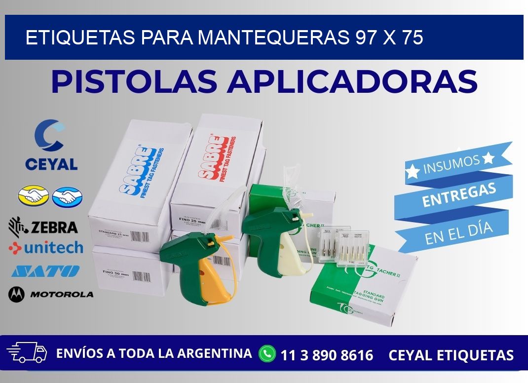 ETIQUETAS PARA MANTEQUERAS 97 x 75