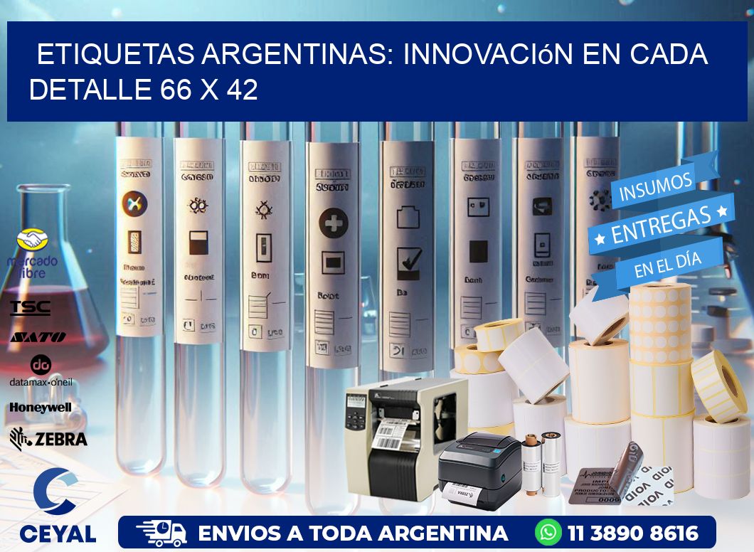 Etiquetas Argentinas: Innovación en Cada Detalle 66 x 42