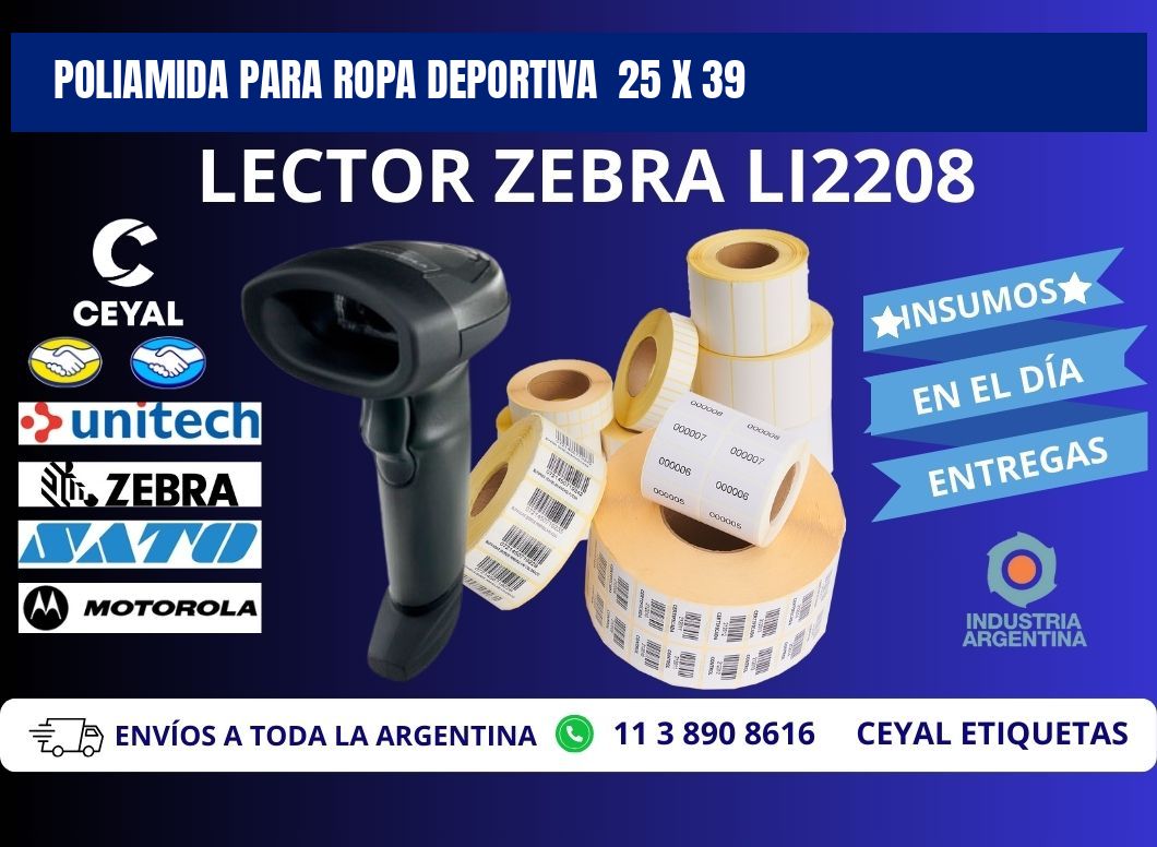 POLIAMIDA PARA ROPA DEPORTIVA  25 x 39