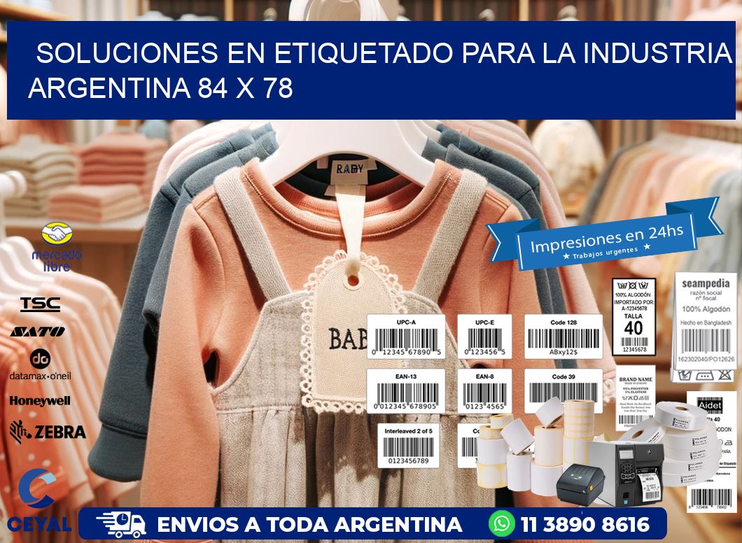 Soluciones en Etiquetado para la Industria Argentina 84 x 78