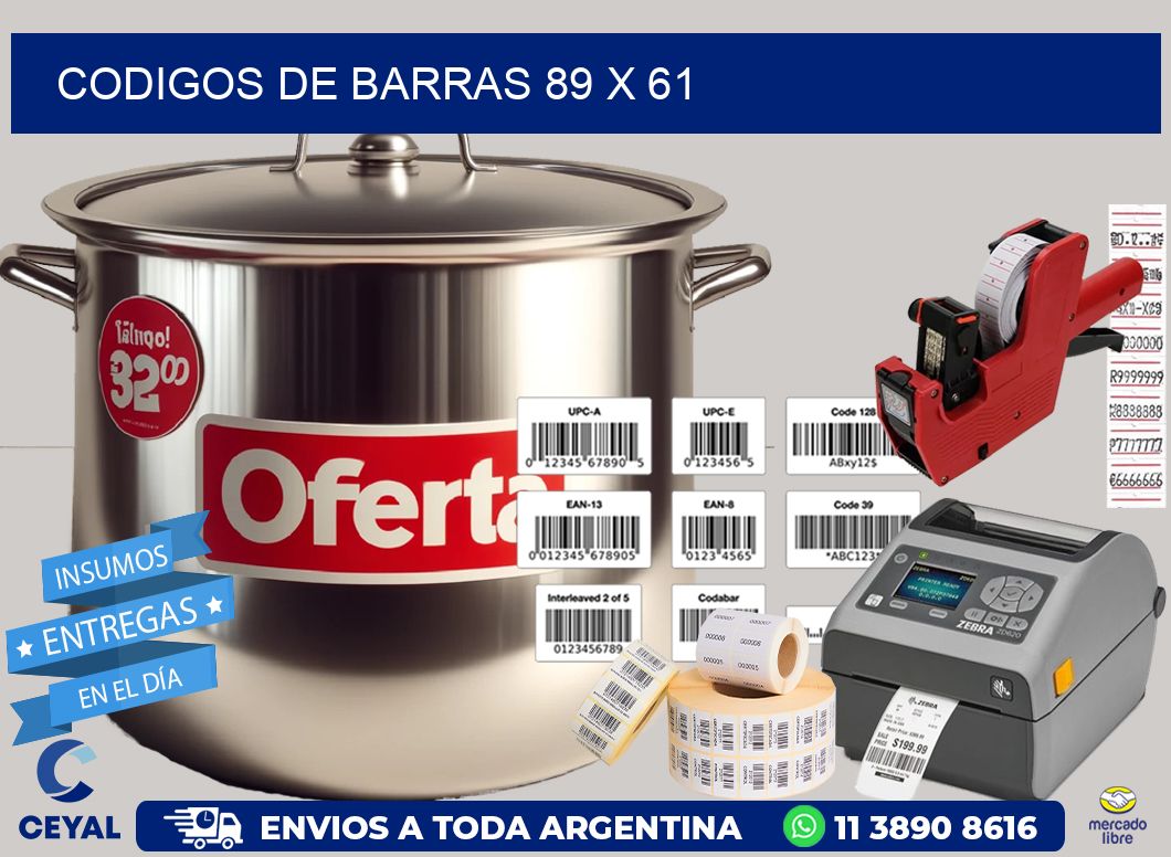 CODIGOS DE BARRAS 89 x 61