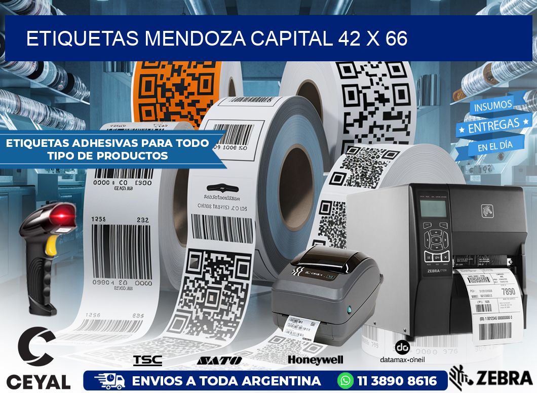 Etiquetas Mendoza Capital 42 x 66