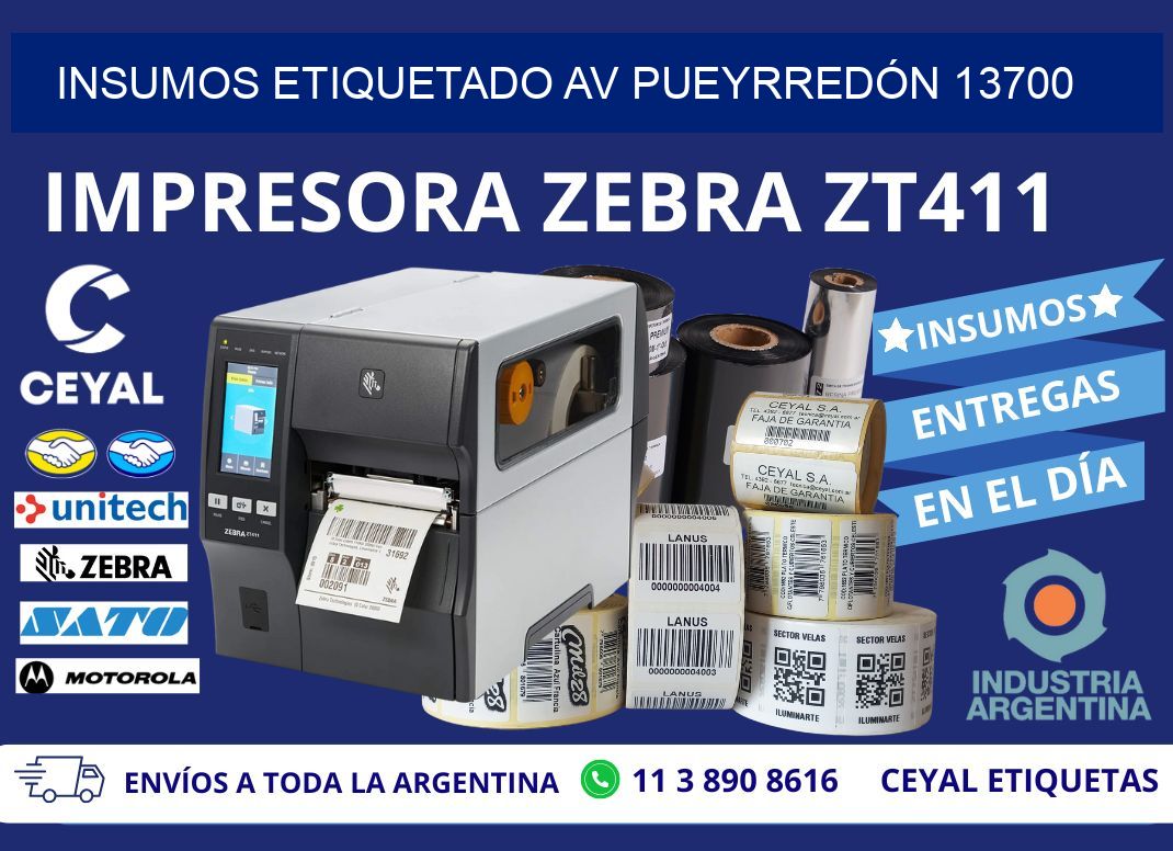 INSUMOS ETIQUETADO AV PUEYRREDÓN 13700