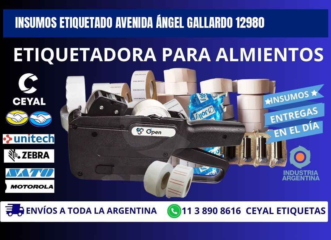 INSUMOS ETIQUETADO Avenida Ángel Gallardo 12980