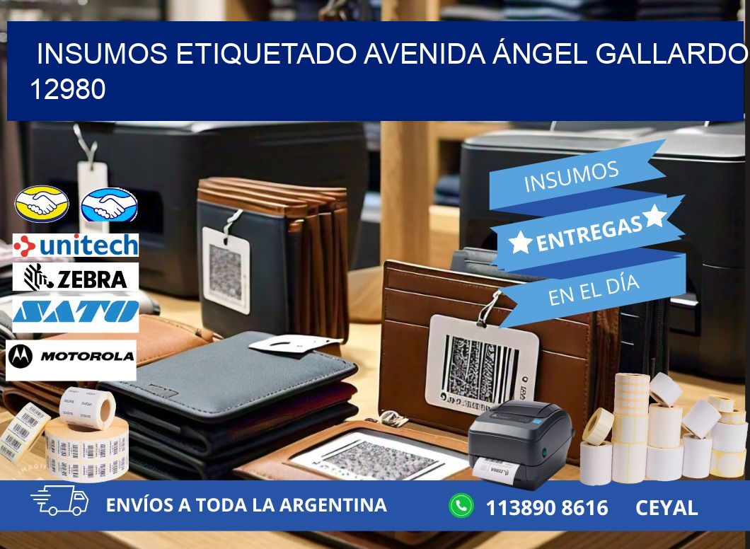INSUMOS ETIQUETADO Avenida Ángel Gallardo 12980
