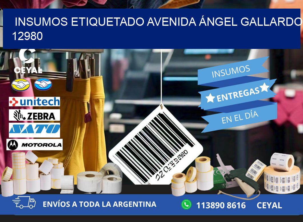 INSUMOS ETIQUETADO Avenida Ángel Gallardo 12980