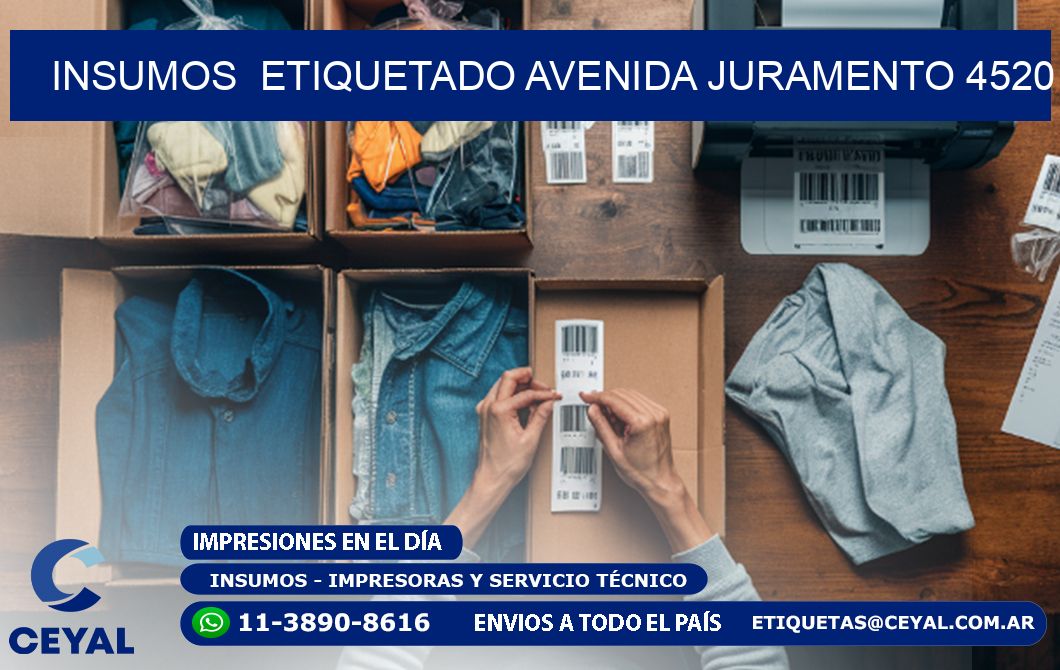 INSUMOS  ETIQUETADO Avenida Juramento 4520