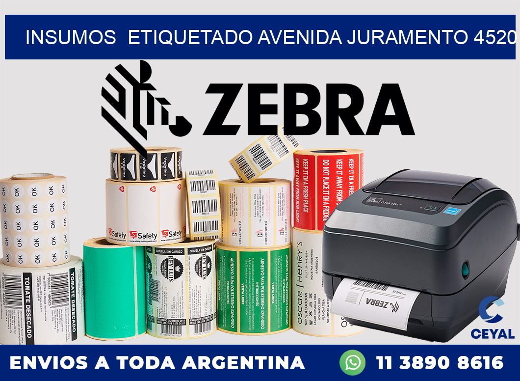 INSUMOS  ETIQUETADO Avenida Juramento 4520