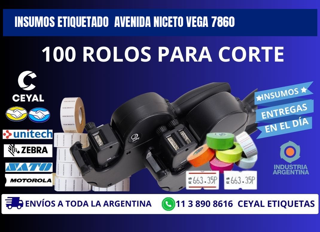 INSUMOS ETIQUETADO  Avenida Niceto Vega 7860