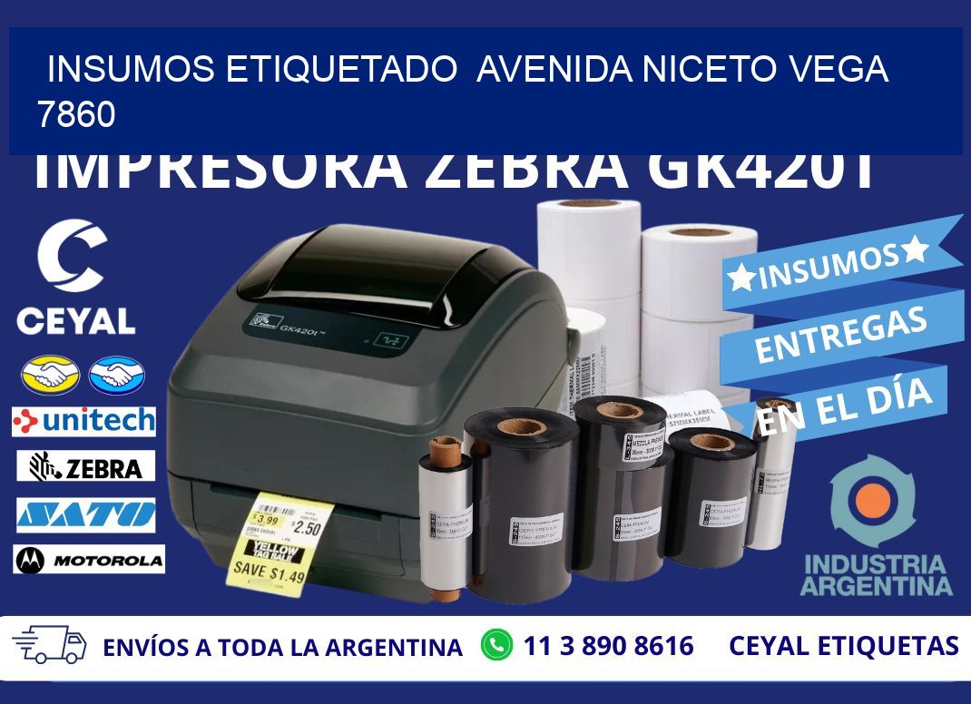 INSUMOS ETIQUETADO  Avenida Niceto Vega 7860