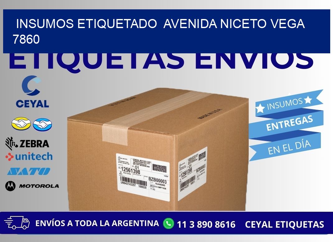 INSUMOS ETIQUETADO  Avenida Niceto Vega 7860
