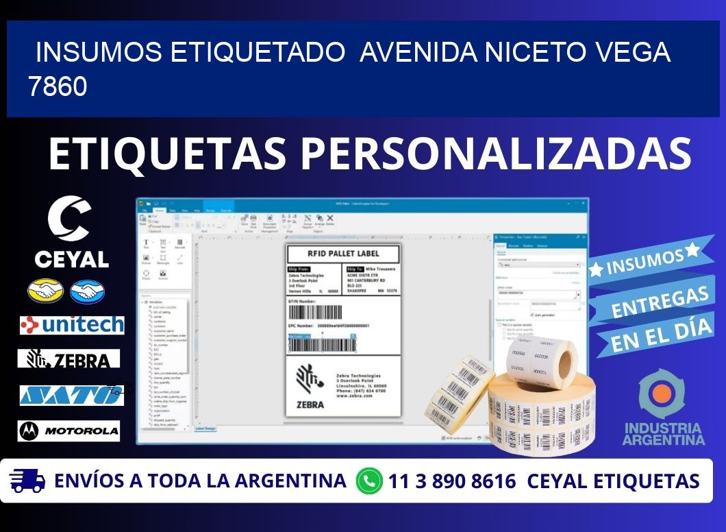 INSUMOS ETIQUETADO  Avenida Niceto Vega 7860