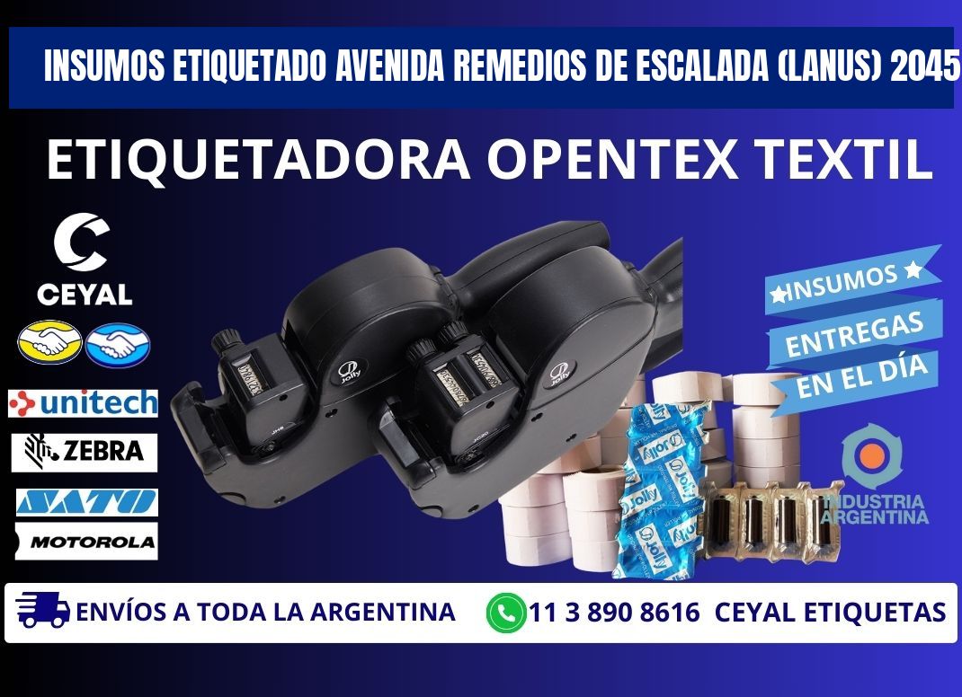 INSUMOS ETIQUETADO Avenida Remedios de Escalada (lanus) 2045