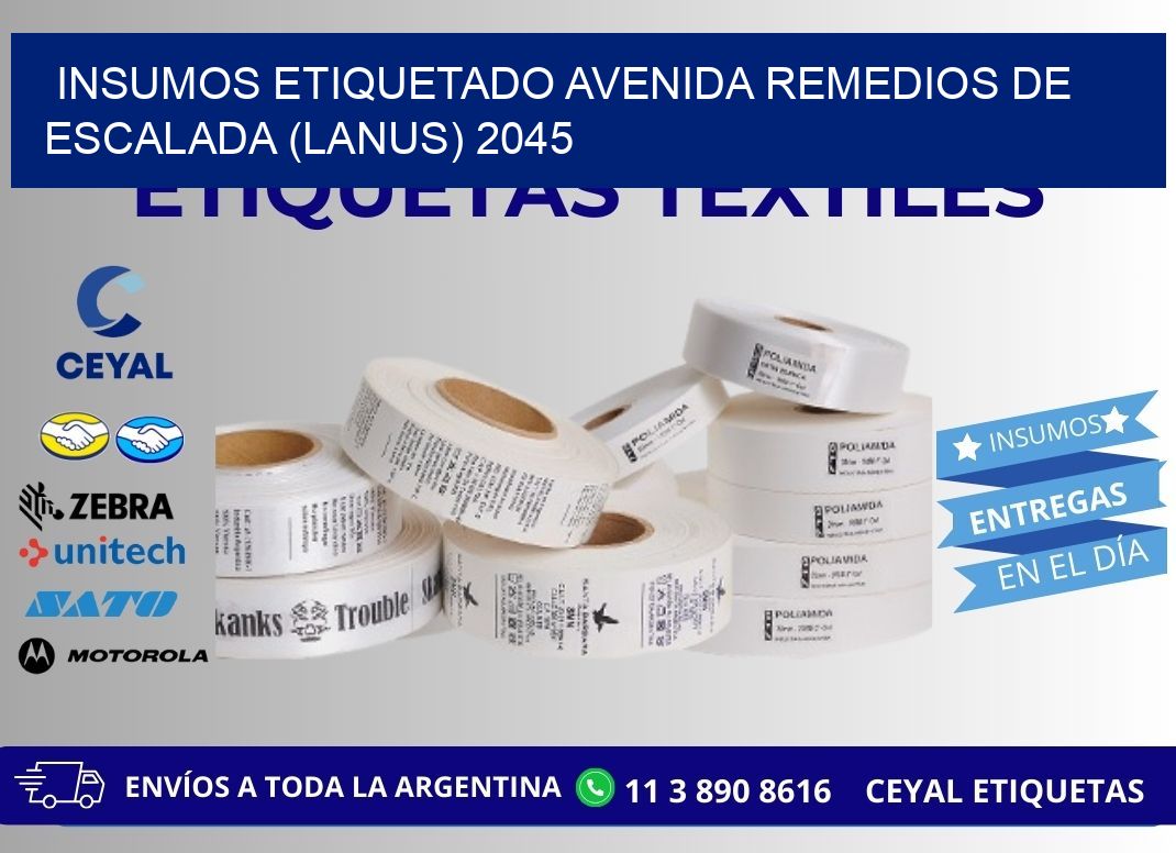 INSUMOS ETIQUETADO Avenida Remedios de Escalada (lanus) 2045