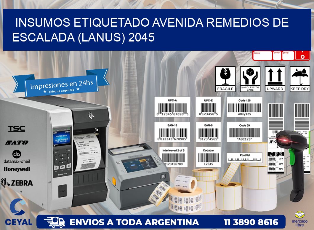INSUMOS ETIQUETADO Avenida Remedios de Escalada (lanus) 2045
