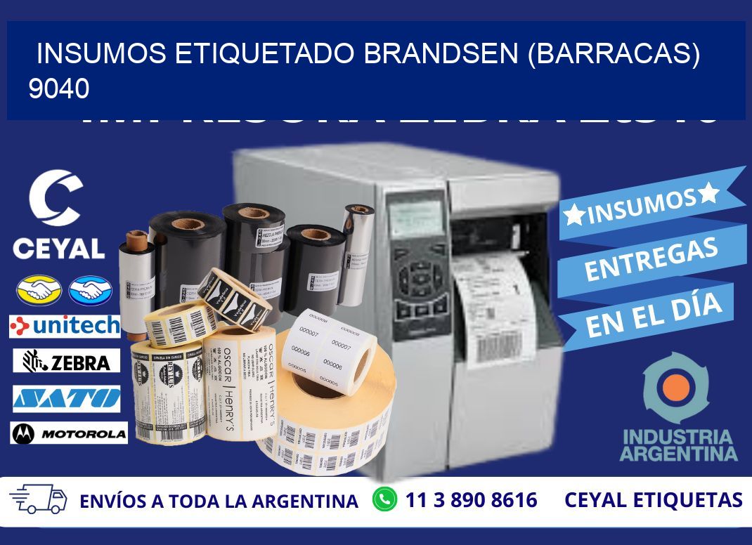 INSUMOS ETIQUETADO Brandsen (Barracas) 9040