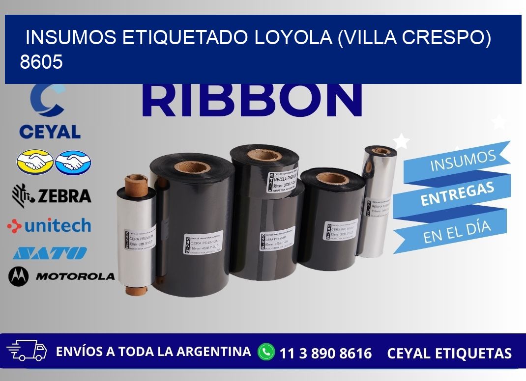 INSUMOS ETIQUETADO Loyola (Villa Crespo) 8605