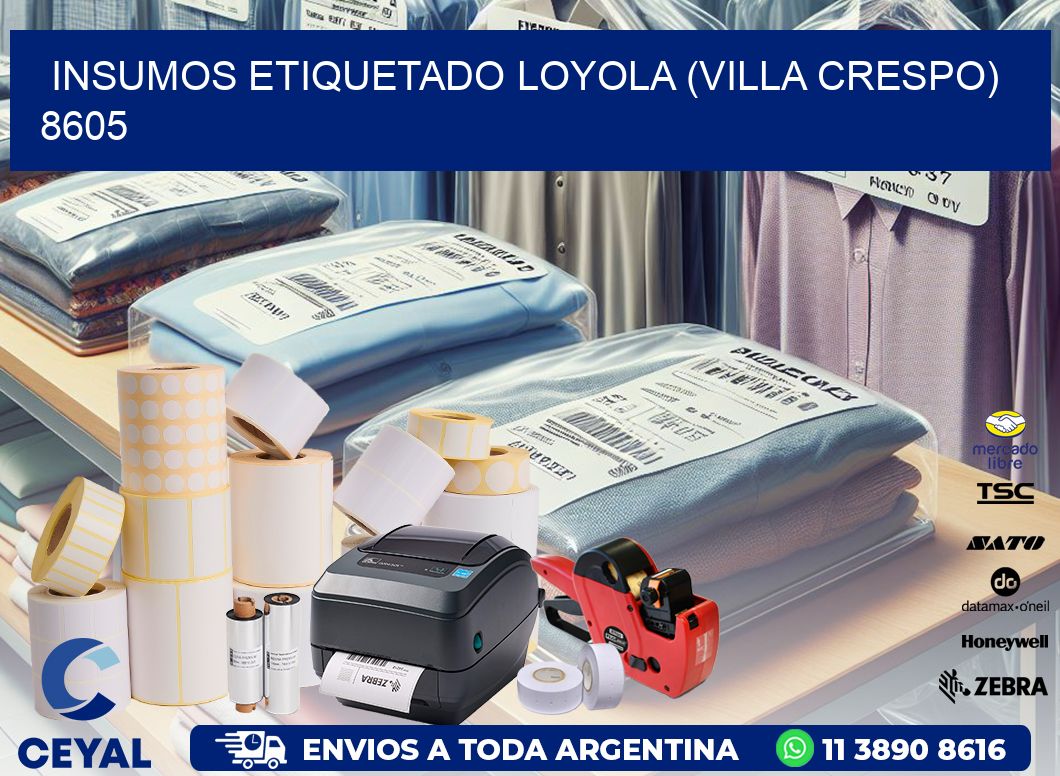 INSUMOS ETIQUETADO Loyola (Villa Crespo) 8605