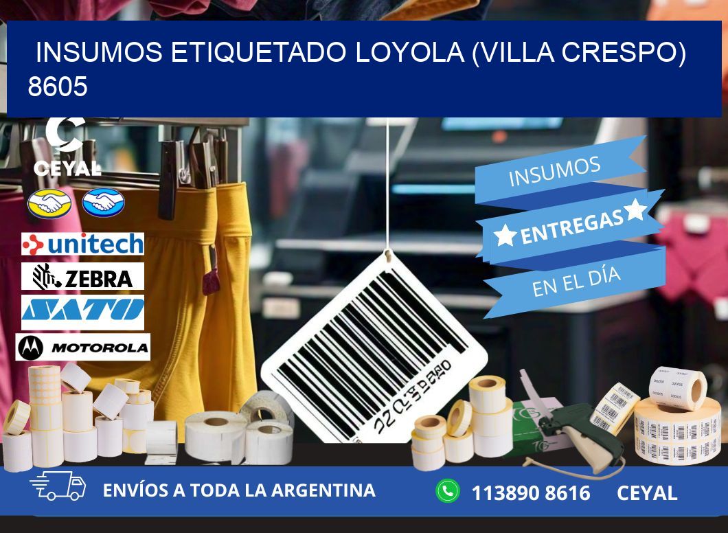 INSUMOS ETIQUETADO Loyola (Villa Crespo) 8605