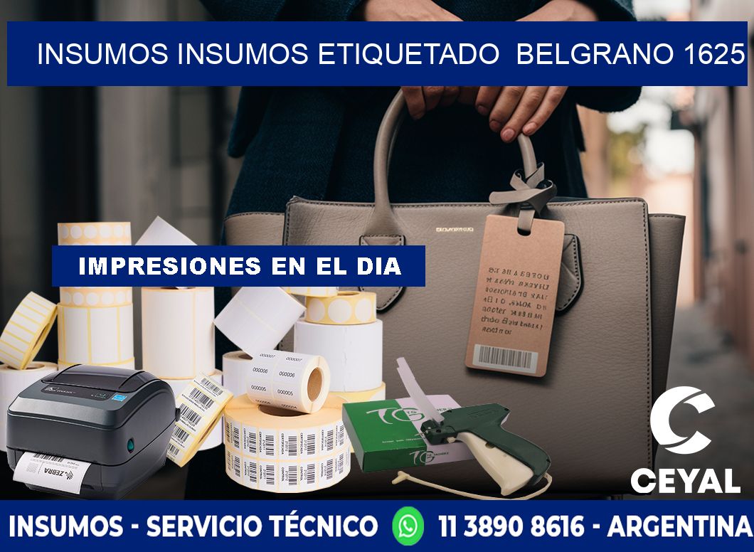 INSUMOS INSUMOS ETIQUETADO  Belgrano 1625