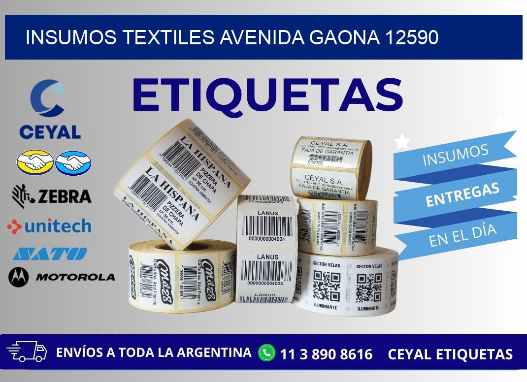 INSUMOS TEXTILES AVENIDA GAONA 12590