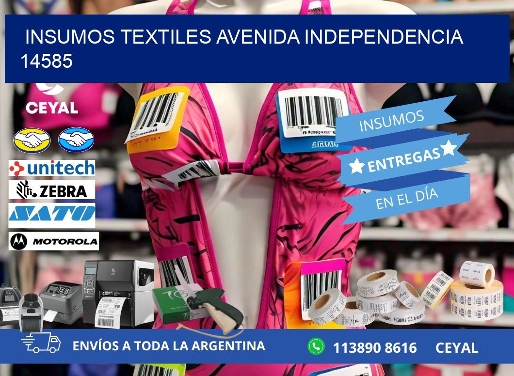 INSUMOS TEXTILES AVENIDA INDEPENDENCIA 14585