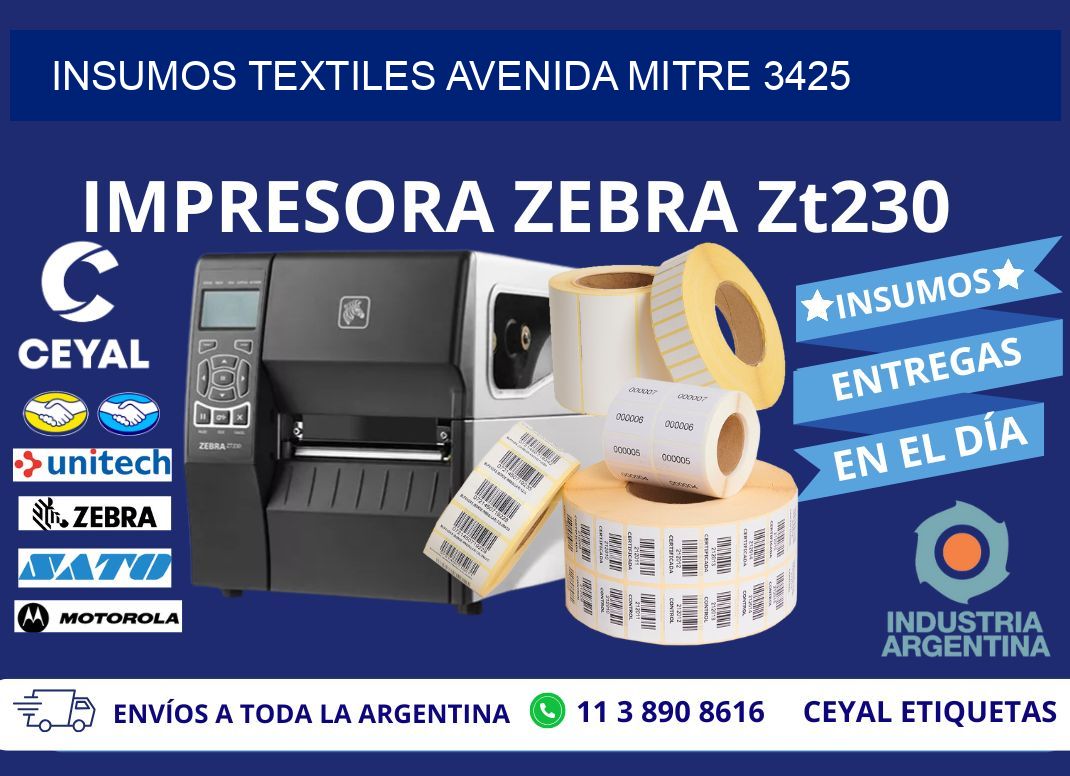 INSUMOS TEXTILES AVENIDA MITRE 3425