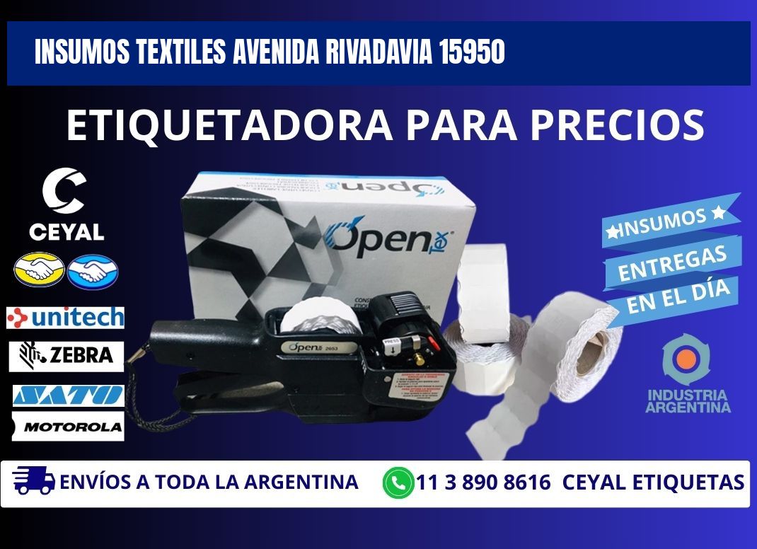 INSUMOS TEXTILES AVENIDA RIVADAVIA 15950