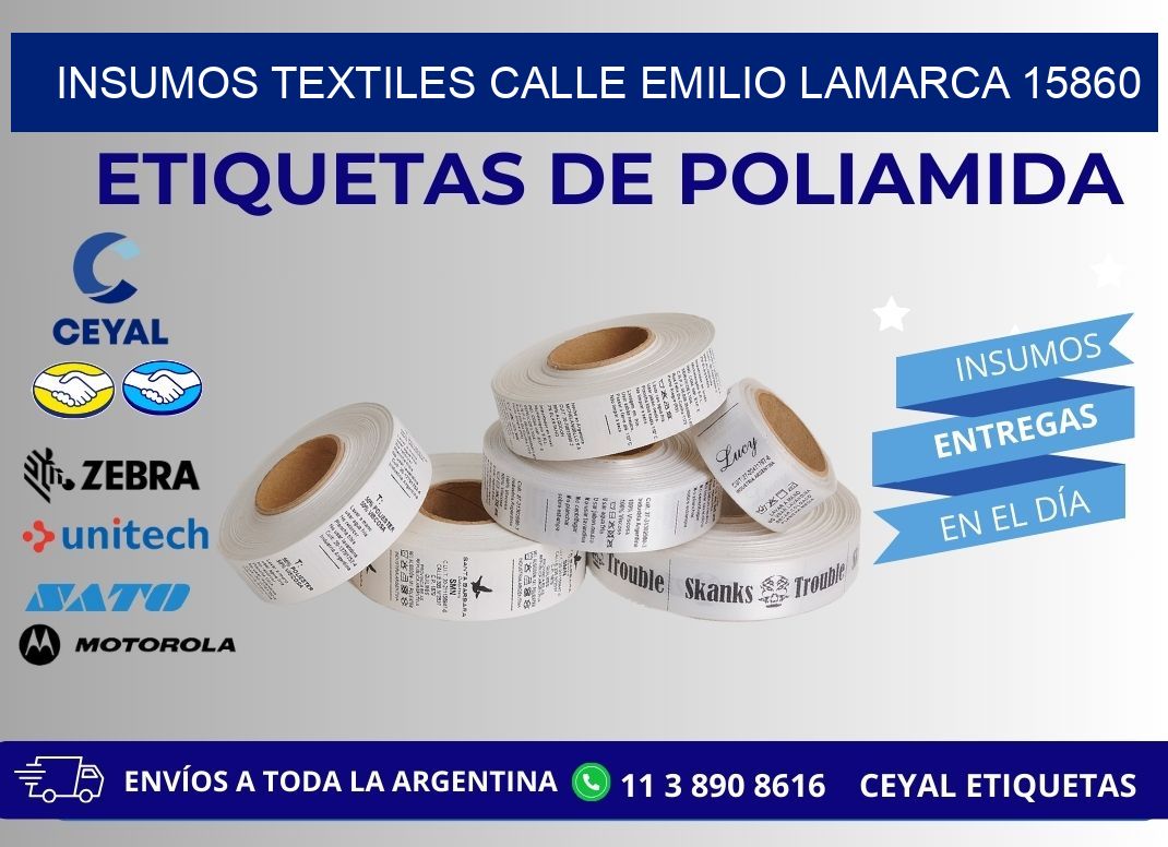 INSUMOS TEXTILES CALLE EMILIO LAMARCA 15860