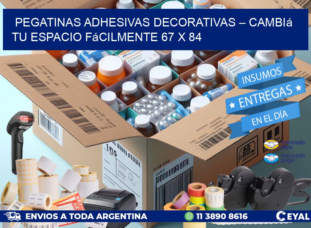 Pegatinas Adhesivas Decorativas – Cambiá Tu Espacio Fácilmente 67 x 84