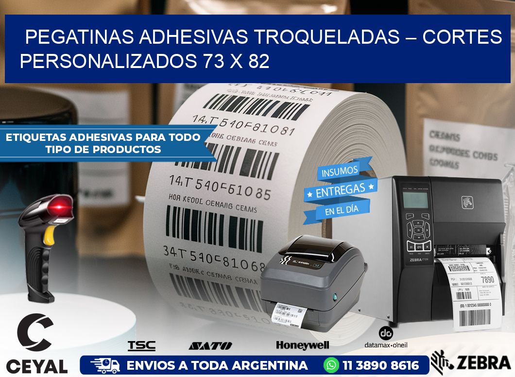 Pegatinas Adhesivas Troqueladas – Cortes Personalizados 73 x 82