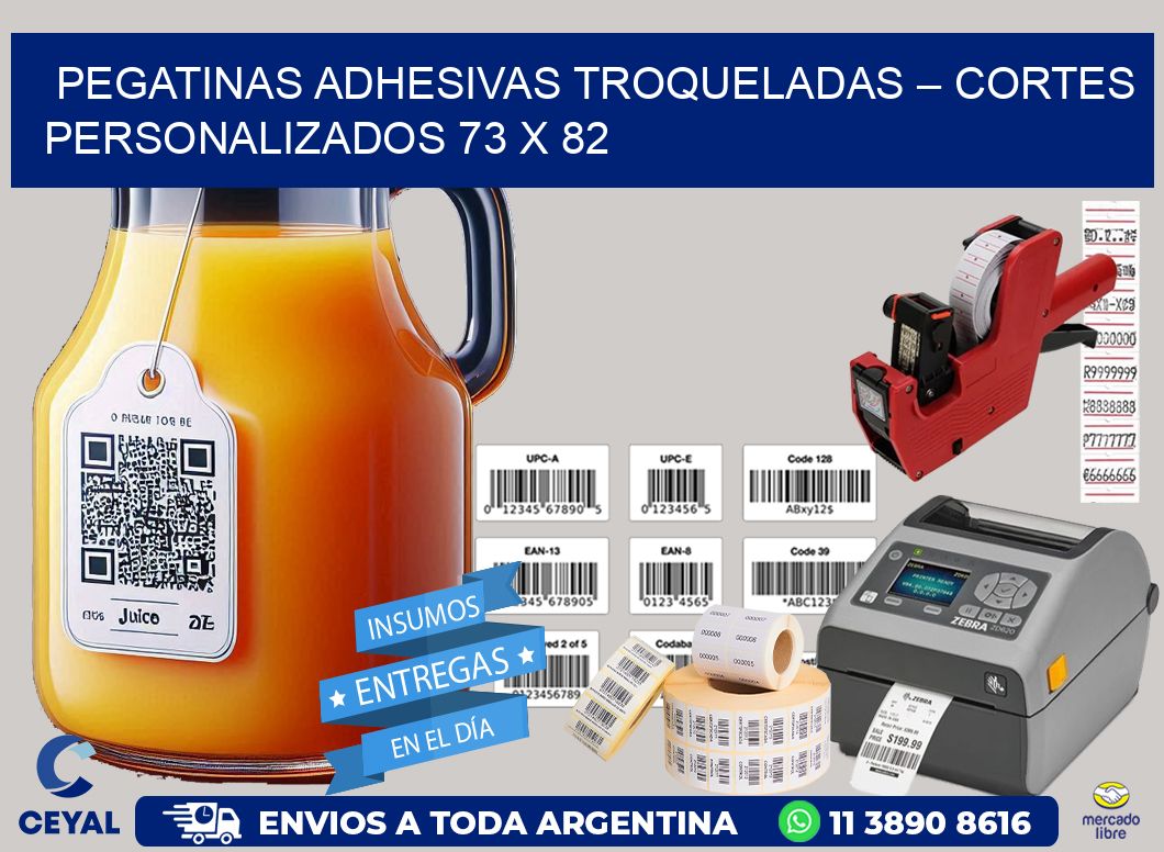 Pegatinas Adhesivas Troqueladas – Cortes Personalizados 73 x 82