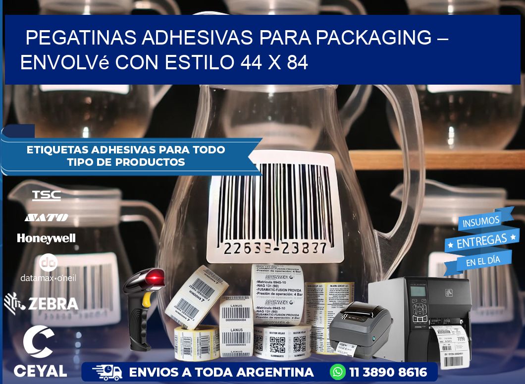 Pegatinas Adhesivas para Packaging – Envolvé con Estilo 44 x 84