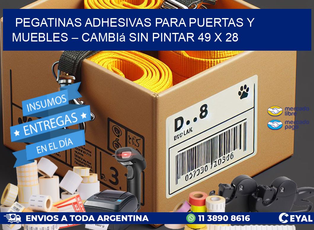 Pegatinas Adhesivas para Puertas y Muebles – Cambiá sin Pintar 49 x 28