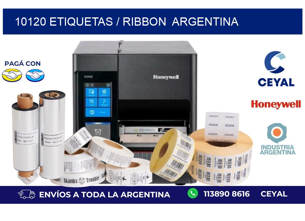 10120 ETIQUETAS / RIBBON  ARGENTINA
