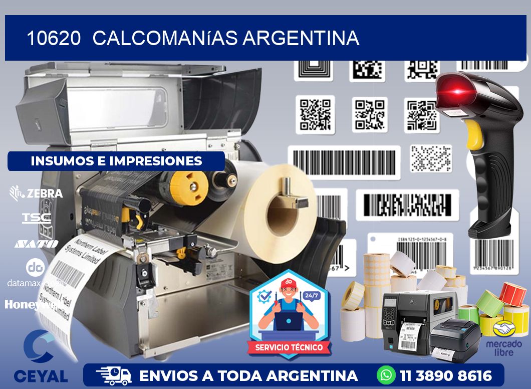 10620  Calcomanías Argentina