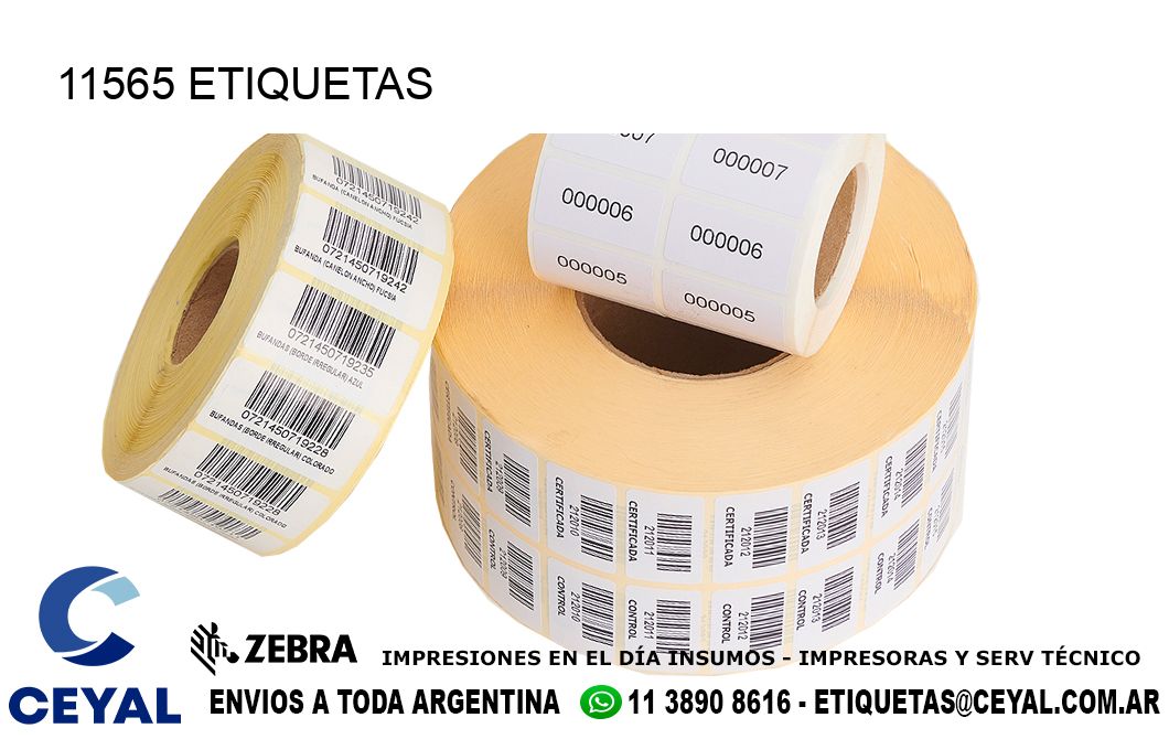 11565 ETIQUETAS